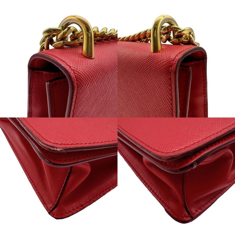 Prada bag leather red shoulder - Picture 3 of 4